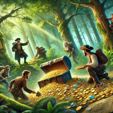 گنج یابی در جنگل