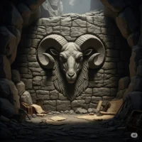  تحلیل موقعیت دو قوچ در نشانه‌شناسی دفینه