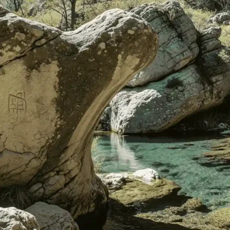 مای طبیعی چشمه کوهستانی با عنوان «گنج چشمه ها کجاست»؛ مکانی احتمالی برای کشف دفینه‌های باستانی.