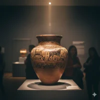 کوزه سفالی در دفینه