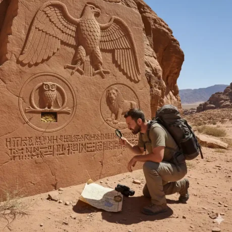 نماد عقاب در کنچ‌یابی باستانی