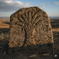 نماد خوشه گندم در آثار باستانی و علائم دفینه