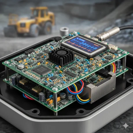 مدار و سیستم داخلی دستگاه معدن یاب برای شناسایی فلزات گران‌بها