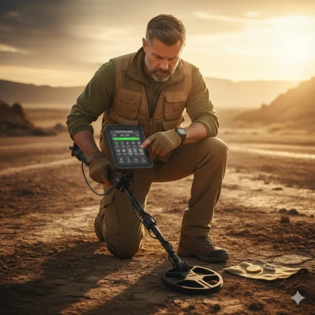 آموزش تنظیم حساسیت فلزیاب برای افزایش عمق کاوش