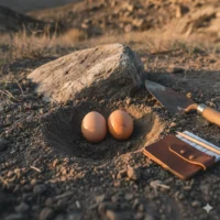 نماد تخم‌مرغ روی سنگ در آثار و علائم باستانی