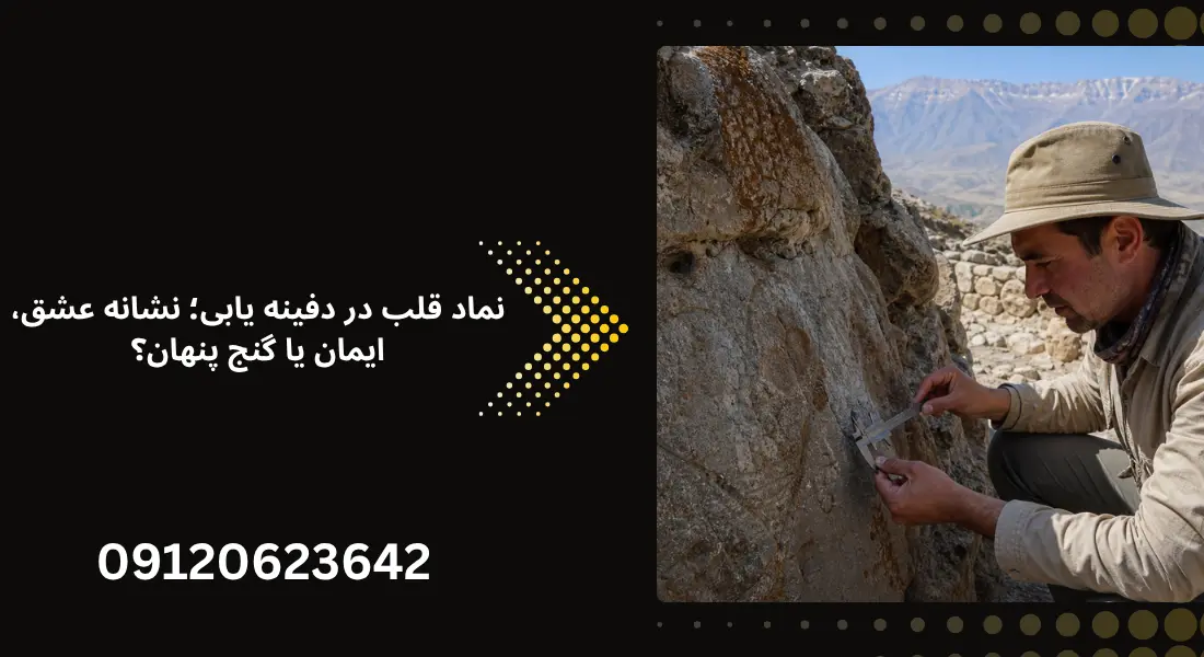 نماد قلب در دفینه‌ یابی