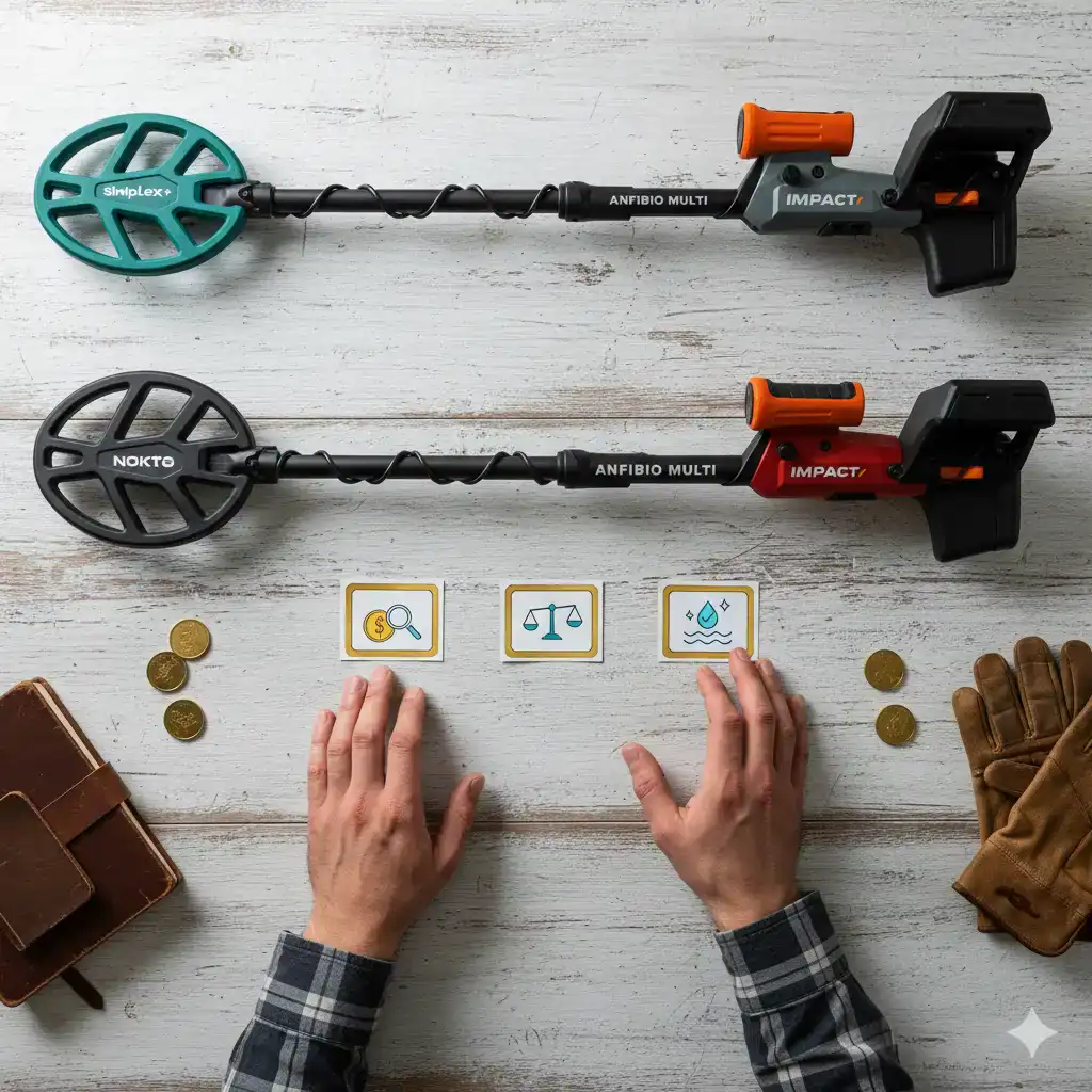 مقایسه فلزیاب های نوکتا