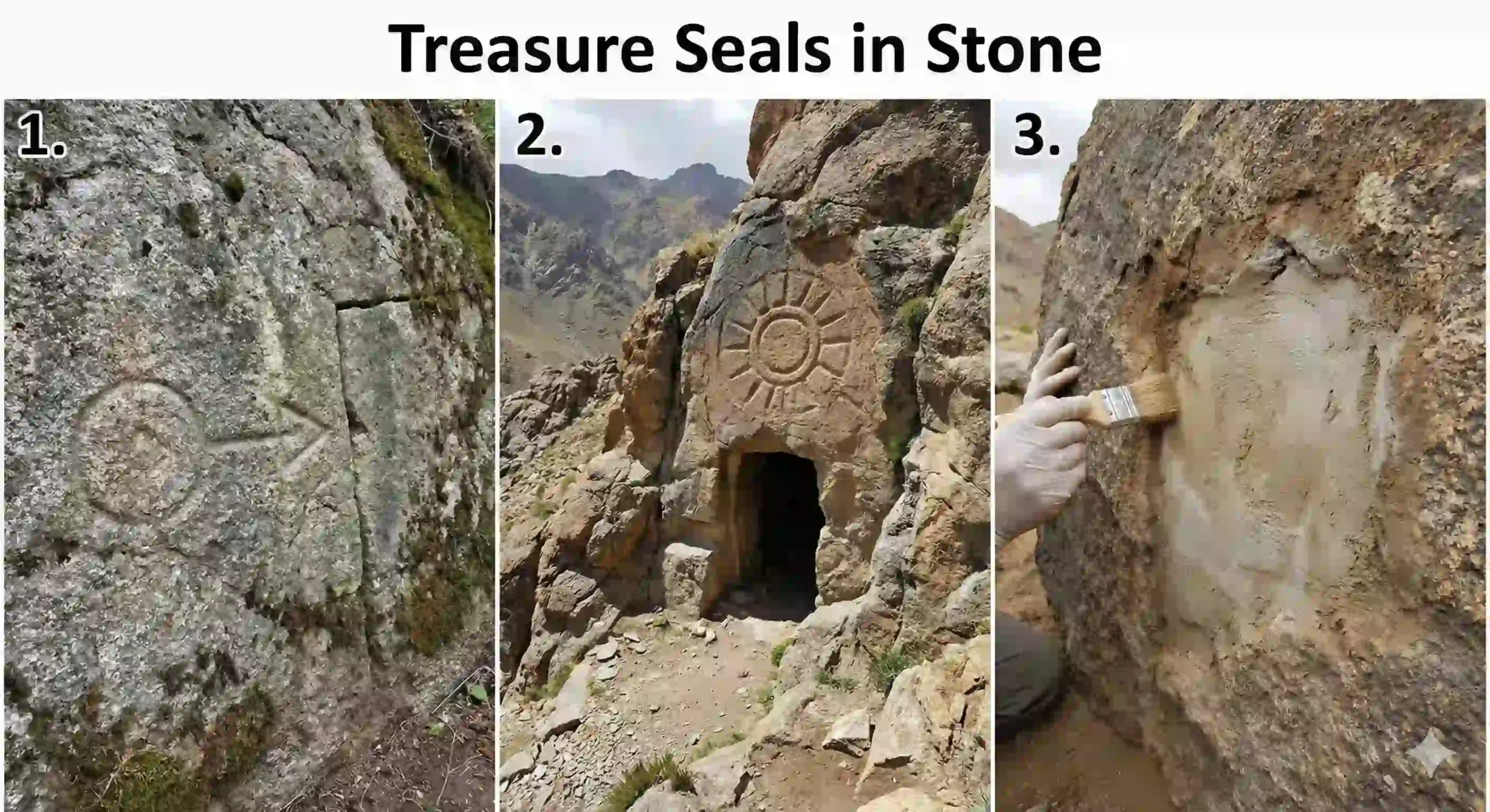 پلمپ گنج داخل سنگ