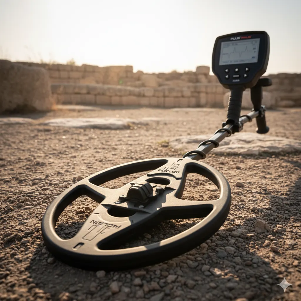 آموزش تنظیم بهترین فرکانس برای فلزیاب پالسی در خاک معدنی