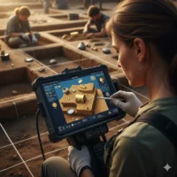 نحوه نمایش قابلیت فلزیاب تصویری در صفحه نمایش دستگاه