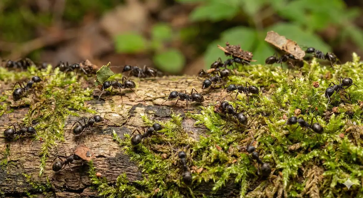 مورچه در دفینه‌یابی