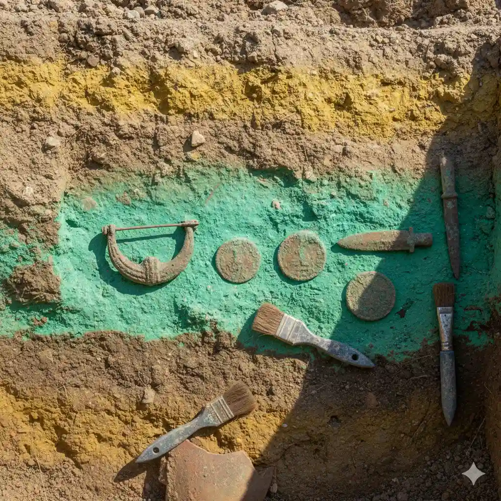 خاک سبز در دفینه